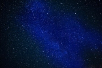 Fototapeta na wymiar Night sky with milky way. Natural image.