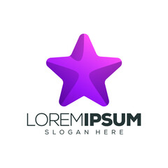 star logo design vector illustration