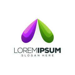 colorful logo design vector illustration