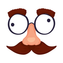 funny mask fools day accessory