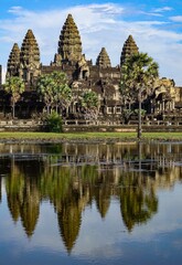 Fototapeta na wymiar The Bayon temple, Cambodia, Angkor Thom, Siem Riep