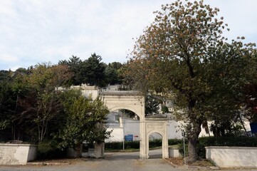 Naklejka premium Eyup Old Cemetery in Istanbul