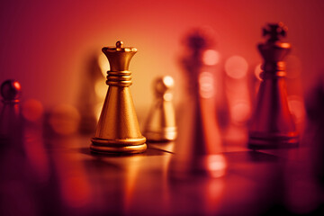 Chess. Win concept.