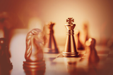 Chess. Win concept.