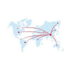 world planet earth isolated icon