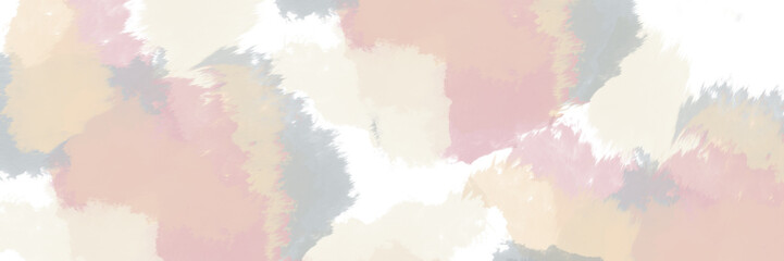 Obraz premium Billboard banner. Sale banner for web page, mobile phone, social media. Watercolor effect. Offer discount template design. Horizontal banner. Watercolor stains and brushes.