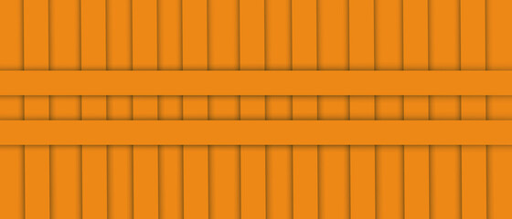 wall orange wallpaper, 3d textured  multi vertical lines and two horizontal lines, Wood 3D illustration Background Abstract