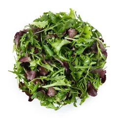 Deurstickers Roman Salad "Misticanza" Mixed green salad © ItalianFoodProd