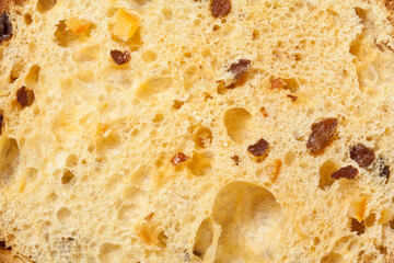 Panettone-  Italian type of sweet bread loaf originally from Milan usually prepared and enjoyed for...