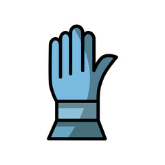 glove icon design vector template