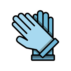 glove icon design vector template