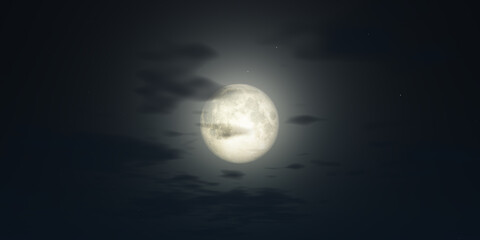 full moon at night night sky