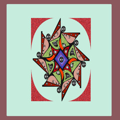 vector illustration of an abstract floral background