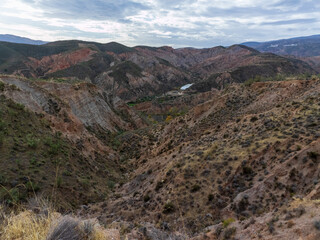 mountainous landscape near the village of Ugijar 