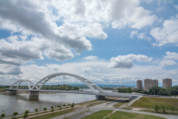 bridge in Novi Sad in Serbia