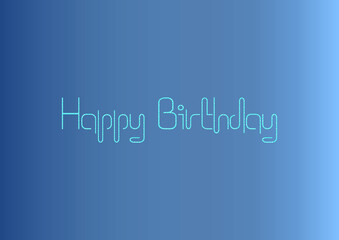 Happy Birthday Calligraphy Graphic Design Hand drawn Posters text phrase, Greeting Cards Vintage art lettering word Calligraphic quote Vector Illustration.