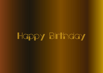 Happy Birthday Calligraphy Graphic Design Hand drawn Posters text phrase, Greeting Cards Vintage art lettering word Calligraphic quote Vector Illustration.