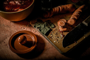 Evening, warm soup, the smell of wood and good mood