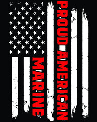 Vector design on the theme of soldier, veteran,  Independent's of United States of America, 
Stylized American flag, typography, t-shirt graphics, print, poster, banner, wall mat
