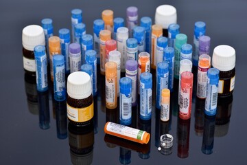 Tubes et flacons homéopathiques