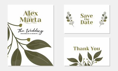 wedding invitation card templates with text, vector decorative greeting cards or invitation design backgrounds