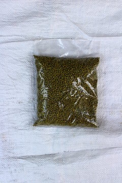 Moong sabut dal in plastic packet
