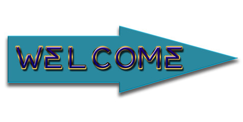 Pfeil, Herzlich Willkommen, Banner