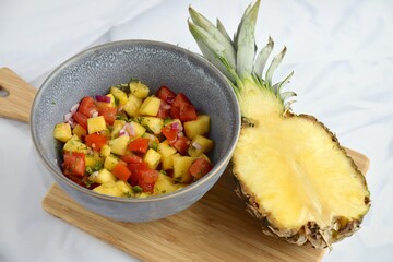 Homemade Fresh Pineapple Salsa 