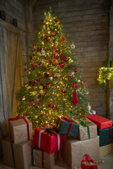 Christmas tree. New Year. New Year 2021.2022.