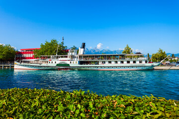 Cruise boat in Thun, Switzerland