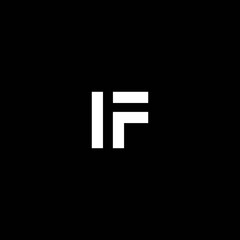 The initials F logo is simple and modern...