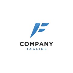 The initials F logo is simple and modern.
