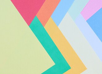 Colorful geometric texture, paper background.