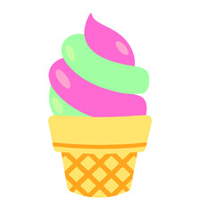 ice cream isolated on white background background