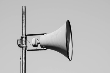 Metal loudspeakers - monochrome