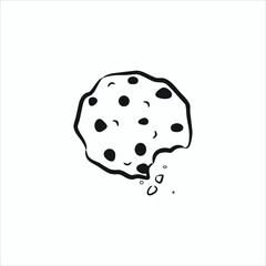 vector illustration of a slice of bread