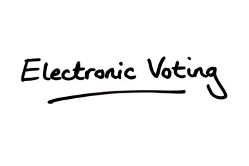 Fototapeta na wymiar Electronic Voting