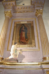 Virgen de Guadalupe con san juan diego