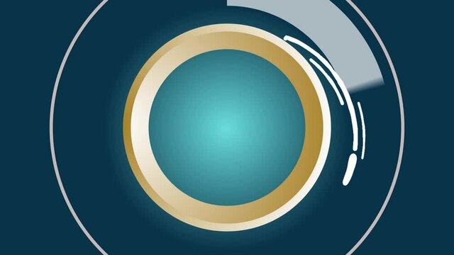 after effect intro Circle motion movie