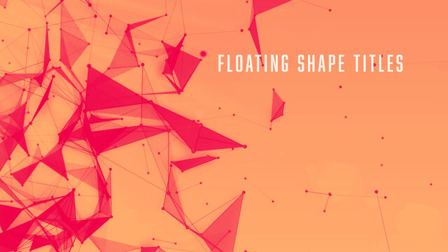 Dynamic Floating Shape Titles