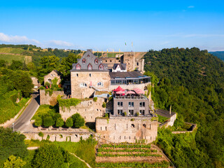 Fototapeta na wymiar Rheinfels Castle ruins in Sankt Goar