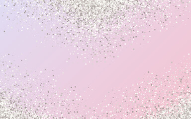 White Sparkle Glamour Pink Background. Festive 