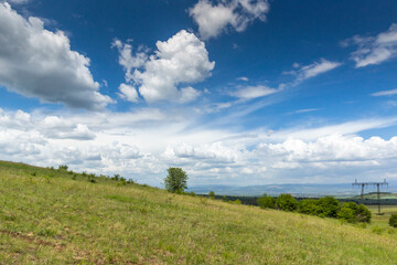 Obraz premium Spring landscape of Lyulin Mountain, Bulgaria