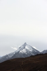 Fototapeta na wymiar The Himalayas and the surreal mountains