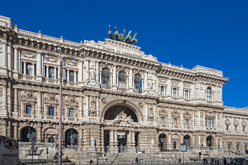 Fototapeta na wymiar The Supreme Court of Cassation, Rome, Italy