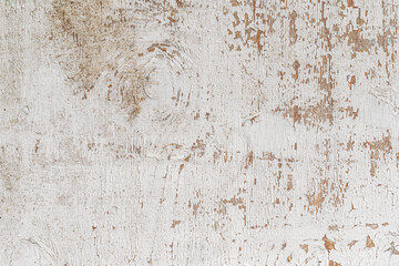 abstract background of old painted white wooden surfase close up