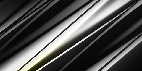 Obraz premium Black and white beauty volumetric background, simple tech, business background