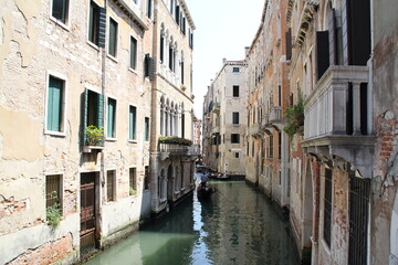 Naklejka na ściany i meble canal, kanal Wenecja, Venezia, canale di Venezia, Italy