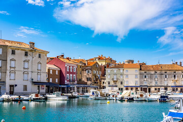CRES, CROATIA The city of Cres on the Cres island, Croatia. It's beautiful bay on sunny summer day.