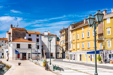 CRES, CROATIA The city of Cres on the Cres island, Croatia. It's beautiful bay on sunny summer day.